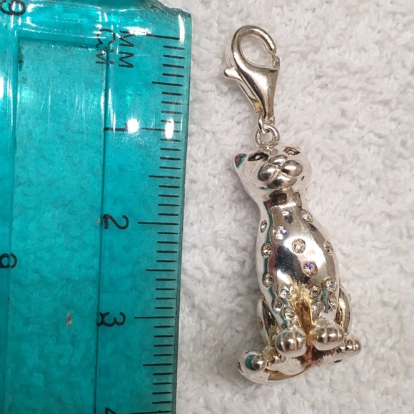 Sterling Silver jaguar🐯w/bling-Estate piece - Picture 6 of 6